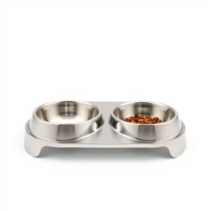 Stainless Steel Double Diner Bowl Set
